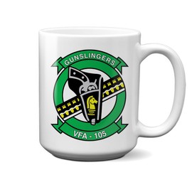 Future of Flight VFA-105 Gunslingers 15oz Mug, White