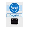 V Safety Ppe Station - Goggles - 1 Holder -