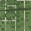 Oberlin College, Ohio Campus Guide Map circa 1929 - 24"