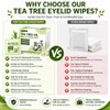 Tea Tree Oil Eyelid Wipes for Blepharitis & Dry Eyes