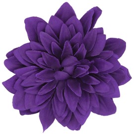 Hair Flower Clip Fascinator Ideal for Weddings Chrysanthemum Purple