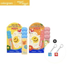 COLORGRAM Fruity Glass Tint 3g 2items [WIGGLE WIGGLE Edition], Color:20 Choco Bana [WIGGLE WIGGLE Edition]