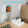 Surge Protector Power Strip(900J) -MCSCN 8 Outlets 6 USB -