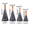 Cone Cheese Grater with Handle Stainless Steel Grater Triple Function