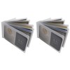 AG Wallets Set of 2 Clear Premium Quality Wallet Insert