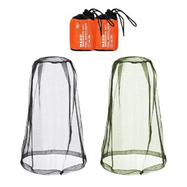 CYIOU Mosquito Nets Mosquito Net Mosquito Hat Head Net Head Hat Head Protection for Beekeeping Outdoor Hiking Camping Fishing, a