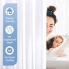 downluxe Waterproof Fabric Shower Curtain Liner - Soft Cloth Shower