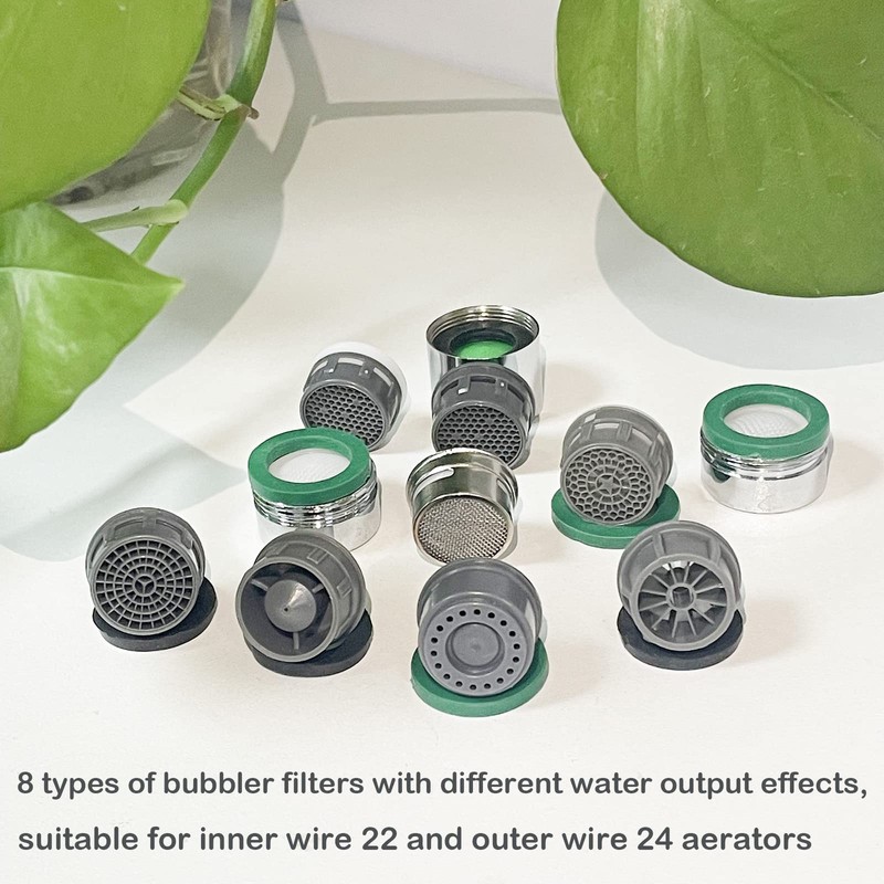 Faucet Aerator 2.2 GPM Plugin Restrictor Replacement Parts For Bathroom