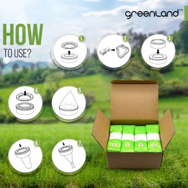 Greenland® Eco Friendly Refill Foil Rings Compatible with Tommee Tippee Twist & Click, Simplee Sangenic, LittyCat & Spross (Pack of 9)