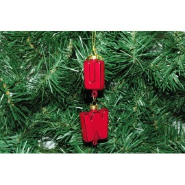Cherry University of Wisconsin, Badger Christmas Ornament