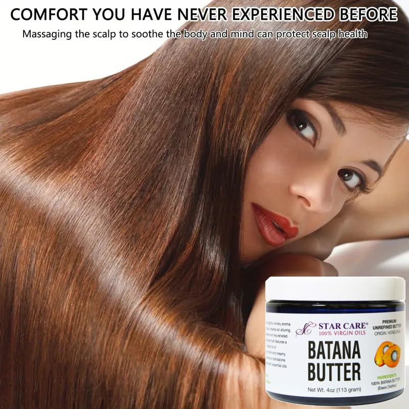 STAR CARE 100% Virgin Batana Butter 4oz/113g Unrefined Pure Hair