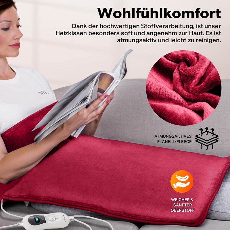 sinnlein Electric Heating Pad, 60 x 85 cm, for Back
