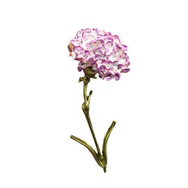 Carnation Flower Brooches for Women Alloy Enamel Corsage Red Floral Brooches Pin for Weddings Party Lapel Pins Mom's Birthday Gifts