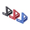 6Pcs 3D Multi Angle Measuring Ruler Aluminum Alloy 45 90