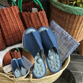 Acupressure living shoes, acupressure living shoes, indoor acupressure slippers Living room slippers sky blue