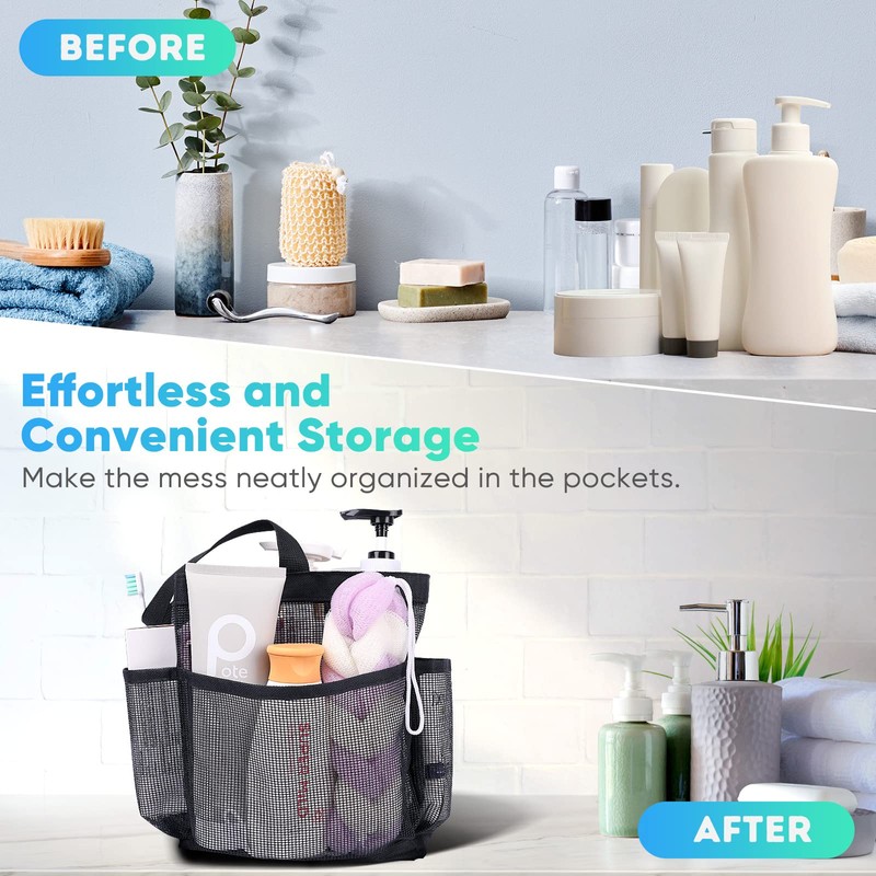 Eudele Mesh Shower Caddy Portable for College Dorm Room Essentials,