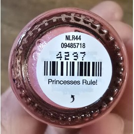 O.P.I Nail Lacquer 2 bottles OPI Nail Polish, PRINCESSES RULE! - glittery rose pink. NEW!