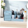 WOONEKY Desktop Cosmetics Organizer Drawer Chic Makeup Storage Box for