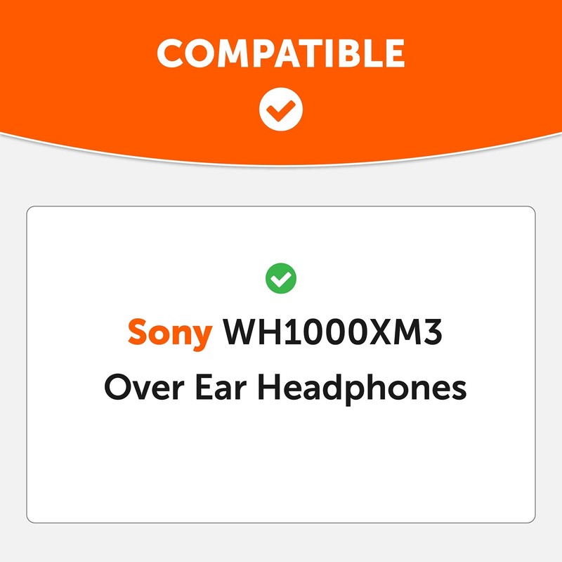 INF Ohrpolster für Sony WH-1000XM3 Ersatz Ohrpolster Ear Pads (1