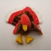 Ty Vintage Retired 1996 TY Beanie Baby Gobbles The Turkey