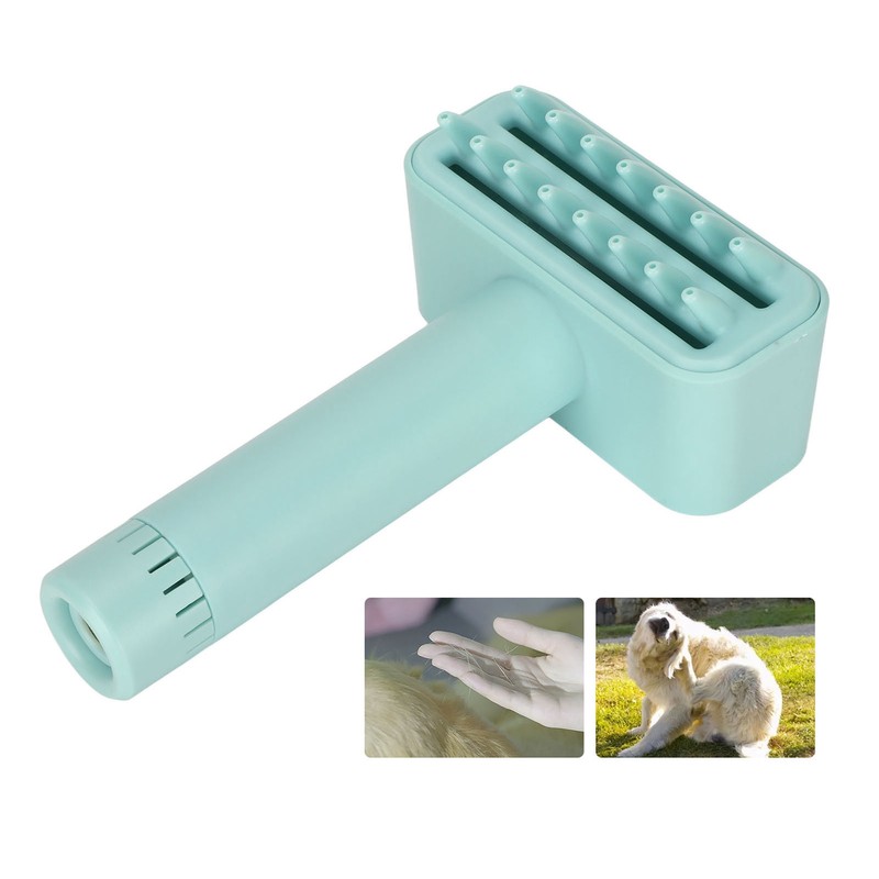 Electric Pet Grooming Brush USB Wireless Charging 3 Speeds Adjustable