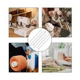 6 Pcs Sewing Loop Turner Hook, Crochet Sewing Supplies, Stainless Steel Loop Turner Hook for Fabric, Strips, DIY Accessories