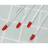 ONLYKXY 4 Pieces 17 cm Nail Cuticle Pusher, Red Rubber