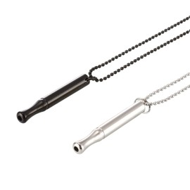 Onperpoe Pack of 2 Smoking Ceasing V2 Necklace Smoke-free Original Smoking Causation Aid Breathing Power Smoking Ceasing Stress Relief Non-Smoking Quit Necklace Gifts Breathe Chain, Stainless Steel