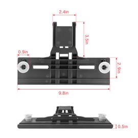 1 Kit Pack W10350375 Dishwasher Top Rack Adjuster Part Repair Kits- 1 Kit Includes 1 PCS W10195840 Arm Locator & 1 PCS W10195839 Rack Adjuster & 1 PCS W10250160 Clip Lock & 1 PCS W10508950 Stop Clip