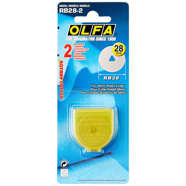 OLFA 9561 RB28-2 28mm Rotary Blade, 2-Pack