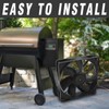 UOIENRT 11925SA-12R-BU Pellet Grill Induction Fan Motor, Replacement for Traeger