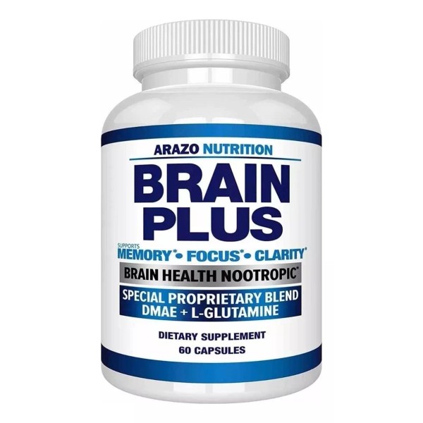 Arazo Brain Plus Nutrition Memoria Enfoque Claridad 60caps