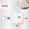Fato - Trockene Papierservietten, Airlaid, Textileffekt, Packung mit 50 Servietten,