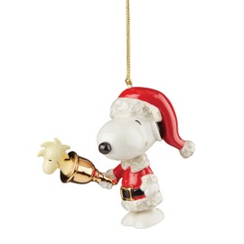 Lenox Lenox 894766 Snoopy Ringing Bell Ornament, Christmas