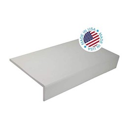 Kidkusion Soft Seat Edge Cushion | Made in USA | 120" | Taupe | Fireplace Cushion and Hearth Pad