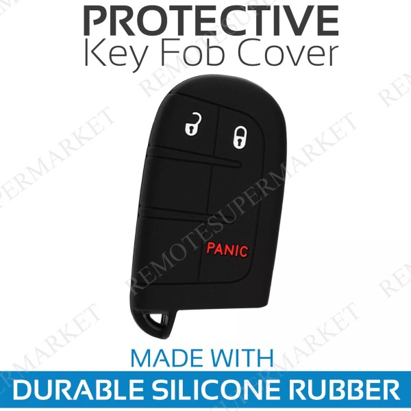 RemoteSuperMarket Key Fob Cover For 2017 2018 Jeep Compass Remote
