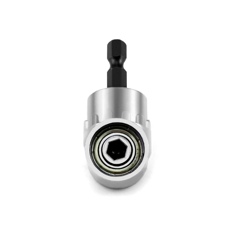 QWORK® 105° Angle Wrench Attachment Adapter, Angle Attachment for Cordless