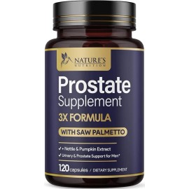 Prostate Health Supplements for Men - Support Complex Formula with Saw Palmetto