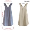 TOPTIE Cotton and linen Apron for Women, Cross Back Kitchen