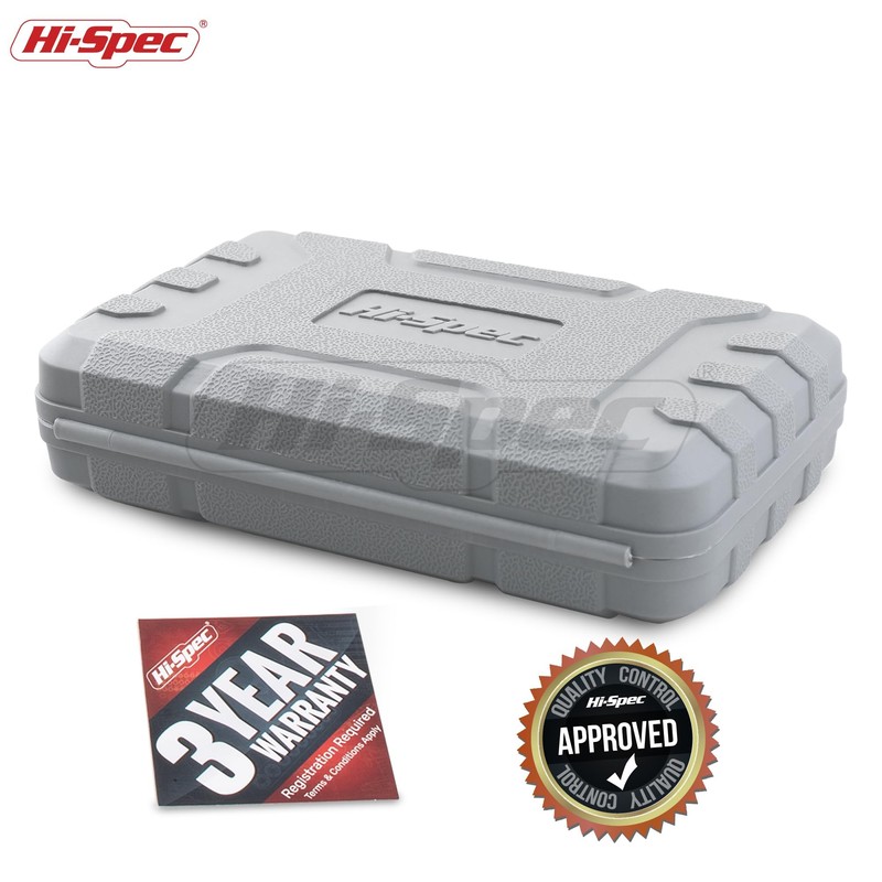 Hi-Spec 18pc Wood Hole Saws, Brad Points & Spade Drill