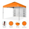 Best Choice Products 10x10ft Easy Pop Up Canopy w/Side Wall,