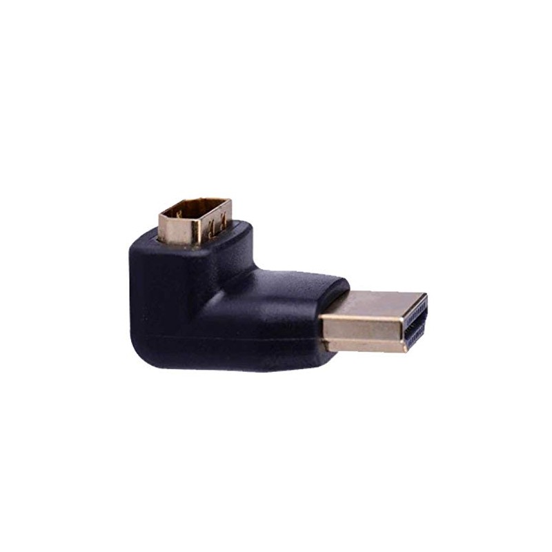 Vention HDMI Right Angle Adapter Plug to Socket High Speed