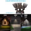 LEONLITE 3CCT LED Security Light Motion Sensor, Aluminum Flood Lights