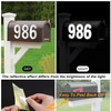 Reflective Mailbox Numbers for Outside - 30 Pcs Waterproof Mailbox