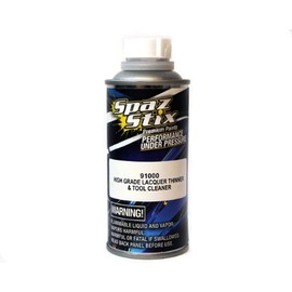 Spaz Stix High Grade Lacquer Thinner and Tool Cleaner, 6-Ounce