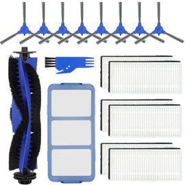 Rebirthcare Rebirthcare Zubeh?r f1r Eufy f1r RoboVac 11S 30 30C 35C 15C 15T 12 Saugroboter zubeh?r Set Staubsaugerfilter Ersatzteile,1 Rollb1rsten 6 hepa Filter 8 Seitenb1rsten 1 Prim?rfilter 1 Reinigungsb1rste