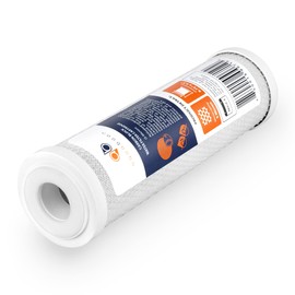 Aquaboon Carbon Water Filter Replacement Cartridge CTO 5 Micron 10 x 2.5" Water Filter for Whole House & Under Sink & Countertop System Compatible with WHEF-WHWC, WHKF-WHWC, WFPFC8002, FXWTC, 2-PACK