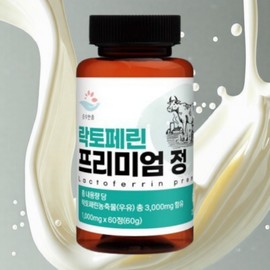 PureZoom Lactoferrin Premium Tablets, High-Efficacy Colostrum 60 Tablets, 2 Month Supply / 순수한줌 락토페린 프리미엄 정 효능 고함량 초유 60정 2개월분