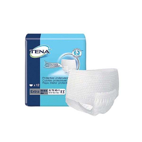 TENA Protective Underwear, Extra Absorbency, X-Large - 1/Case of 48