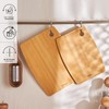 Karaca Bade Bamboo Chopping Board Set - 2-Piece Wooden Cutting